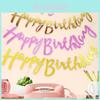 Vibrant Happy Birthday Banner For Festive Party Decoration And Cheerful Celebration