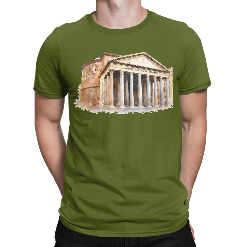 Pantheon (Rome) Funny Graphic 100 Cotton Tshirt Pantheon Tees Tops For Unisex