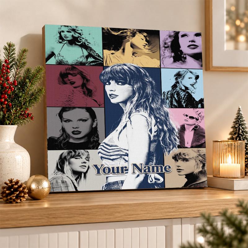Taylor Swift Custom Name Text 5D Diamond Painting Kit DIY Full Drill Diamond Art Decoration