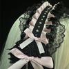 Stylish Bowknot Embellished Headpiece Elegant Hair Jewelry Lolita Hairband Great for Enhancing Your Look at Event