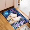 1PC Custom Name Gothic Fantasy Skull Art Theme Floor Mat Ideal for Living Room, Game Rooms, Office, Bedroom, Office Floor Mat , Floor Mats for Home
