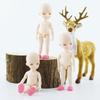 15cm 13 Movable Jointed Dolls Toys Cute 3D Eyes Baby Naked Nude Doll Head Body  Doll Toy for Girls OB11