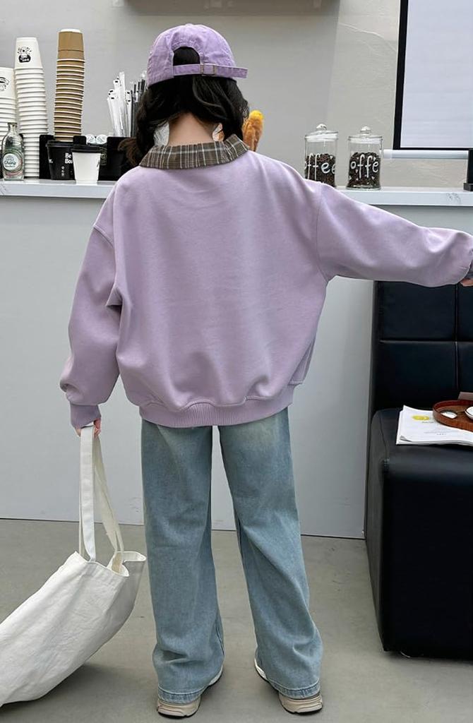 Setup Kids Girls Clothes Junior Long Sleeve Denim Pants Korean Clothes Junior Autumn Clothes Stylish Cute Room Wear Loungewear Spring Autumn Birthday