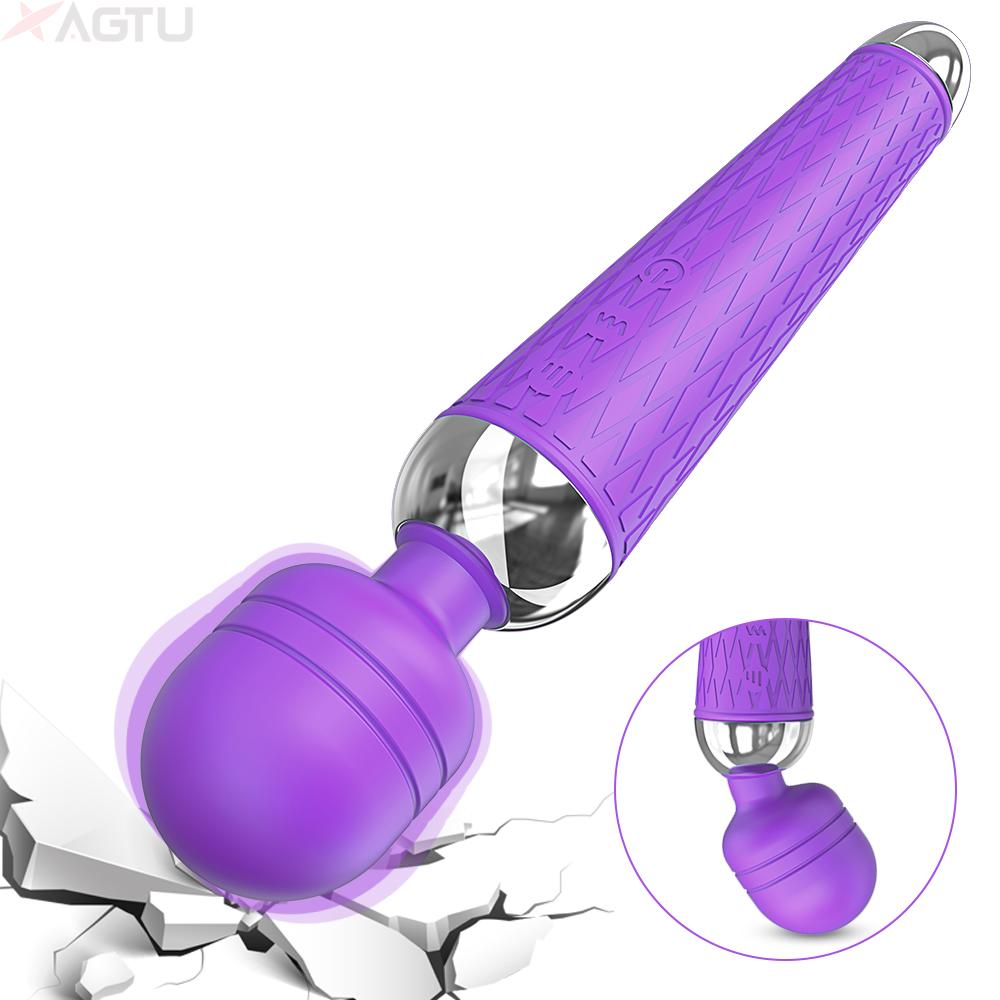 Magic Wand AV Body Massager Dildo Vibrator for Women Couple G Spot Gradient Vagina Clitoris Stimulator Adult Sex Adult Female
