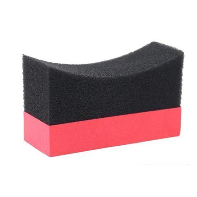 2Pcs Car Wheel Polishing Waxing Sponge Brush Car Tire Cleaning Brush Sponge Pad Tyre Water Suction Cleaner Auto Wash Accessories