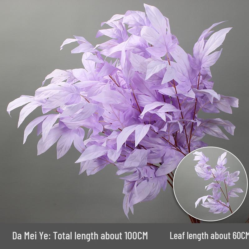 10-Piece Purple Floral Artificial Flower Set for Wedding and Aisle Decor