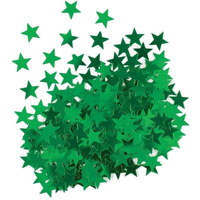 Paiete confetti cu stele multicolore, sclipici confetti fără găuri - 10 mm