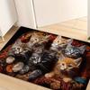 Cute Cat Pattern Carpet Bedroom Entrance Hallway Bathroom Anti Slip Door Mat Balcony Mats Home Indoor and Outdoor Decoration Rug