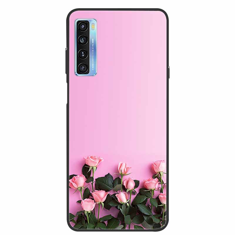 For TCL 20L Case Cute Painted Soft Silicone Back Cover for TCL 20L+ Plus T775H Phone Cases TPU Bumper For TCL 20S 20 L T774H