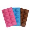 Egg Shaped Silicone Mold for Baking 8-Cavity Food-Grade Non-Stick Chocolate Molds Flexible Easter Freezer Molds Dishwasher Safe Cake Jello