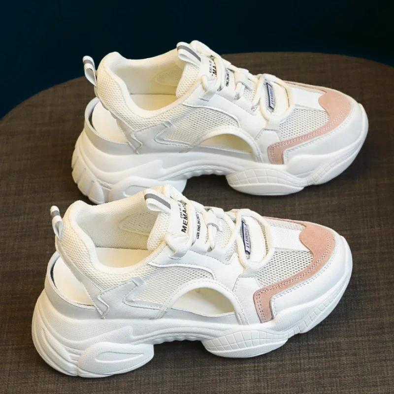 Dámské sandály Léto Nové Dámské Platforma Robustní Pohodlné Síťovina Otevřená špička Neformální Sportovní sandály Dámské boty 2025