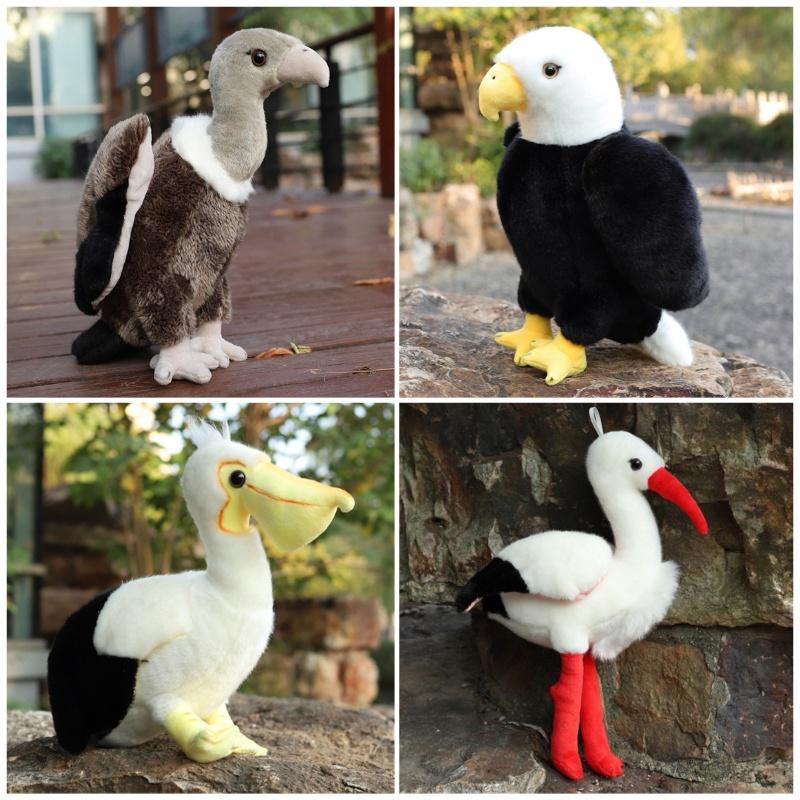 Realistic Eagle Plush Toy For Wildlife Enthusiasts 25cm/35cm/45cm