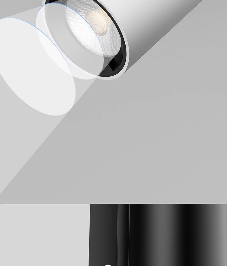 Adjustable Angle Recessed Retractable Spotlight - Anti-Glare Stretch Long Arm Light for Household & Commercial Use