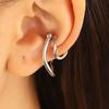 Fake Piercing Earcuff Irregular Ear Cuff Faux Earrings for Women Man Hiphop Vintage Cuffs Earclips Accessories Korean Fashio
