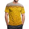 Men's Crew-neck Casual Printed Short-sleeved T-shirt Top