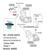 Ersatz Befestigungsschnalle für Rücklicht hinten für Toyota Prado/Lexus TOY81496-60010