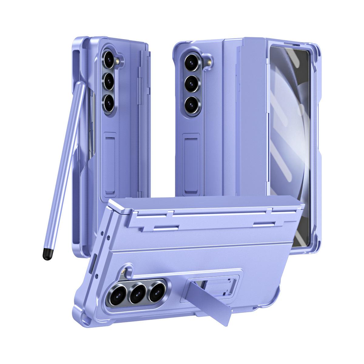 

RENGZ Слот для ручки с защитным шарниром для ручки для Samsung Galaxy Z Fold 6 5 4 3 5G Vajra Stand Glass Film Fold5 Защитная крышка For Galaxy Z Fold 4