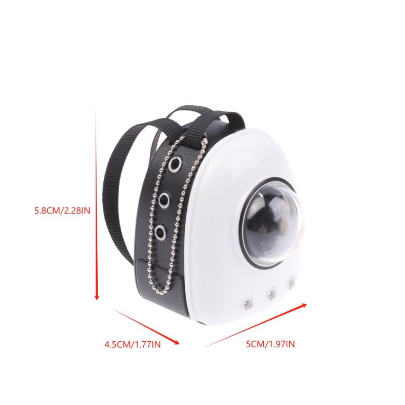 Mini-Puppe Rucksack Puppenhaus Haustier Katze Tasche Modell Puppenhaus Szenen Dekoration Mikro Landschaft Ornament Rollenspiel Spielzeug