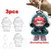 Transparent Case For Skull Panda Protective Cover Plush Dolls Display Bag Portable Organizer Box Skullpanda NEW Cuddly Stuffed Fluffy Huggable Kawaii