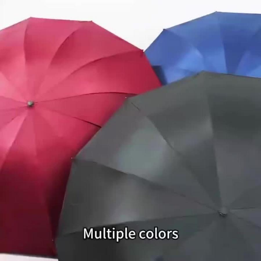 130cm/51.18 Inch High-quality Ten-bone Umbrella, Reinforced Umbrella Frame, Strong Waterproof Windproof, Manual Large Umbrella