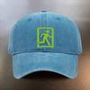 A Washed Hat Featuring an Emergency Exit Sign Pattern a Daily Sunprotection Baseball Cap a Musthave Fashionable Couples H