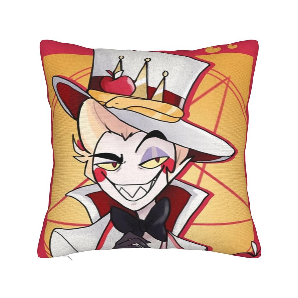 Lucifer Hazbins Hotels Pillowcase Soft Polyester Cushion Cover Gift  Pillow Case Cover Bedroom Square 40X40cm