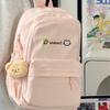 Schoolbag Japanese Small Fresh and Lightweight Letter Junior High School Student Schoolbag Female High Value Ins Style Simple and Versatile Student