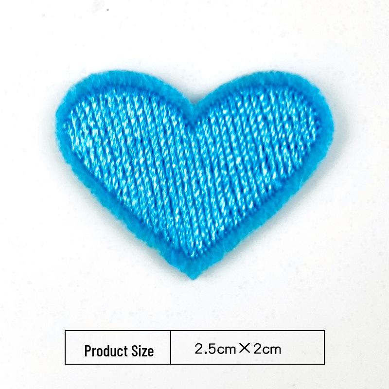 Heart Embroidery Iron-on Patch for Clothing, Shoes, Hats, and Bags