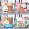 2025 Cartoon square pillow sofa cushion 3D three-dimensional ins style living room and bedroom multi-function cushion cute anima