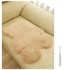 Cartoon Animal Bedroom Carpet Polyester Solid Color Bedside Sofa Area Rug Decorative Bay Window Floor Mat for Accessories