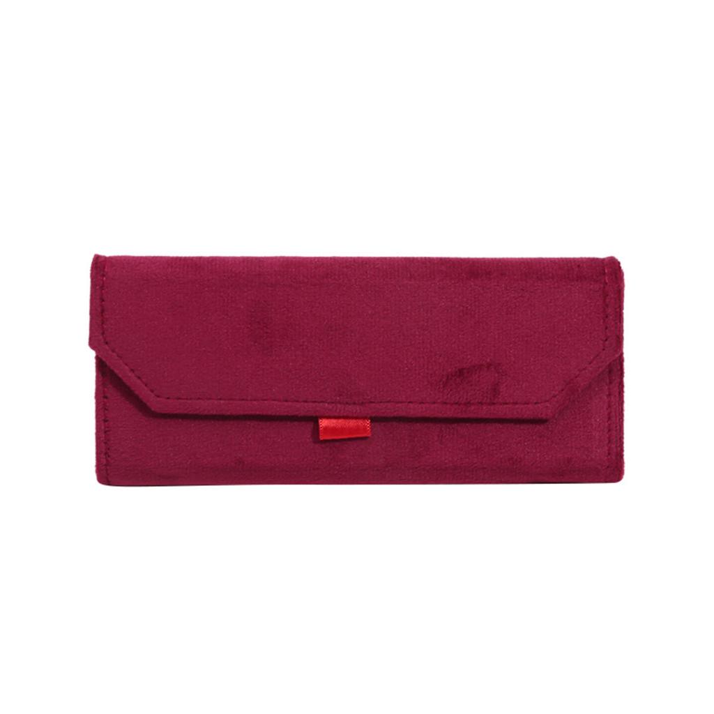 Plush Triangle Folding Glasses Women Case Elegant Sunglasses Case Purse Hard Men Soft Elegant Reading Glasses Box