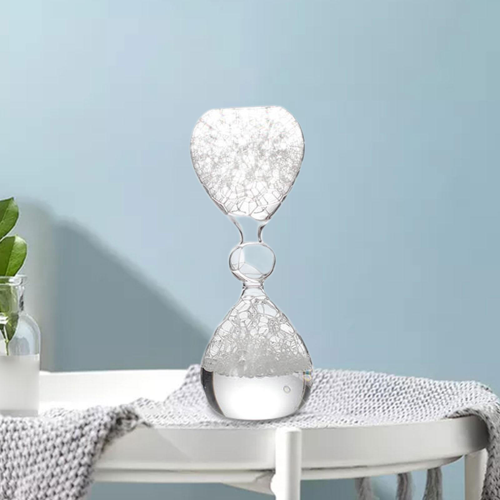 

Песочные часы с пузырьками, декоративный стеклянный таймер для настольного использования чистый