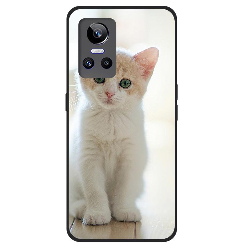 For Realme GT Neo 2 5G Case TPU Silicone Soft Cartoon Clear Case for Realme GT Neo 2 3 Neo3 Phone Cover Neo2T Transparent Coque