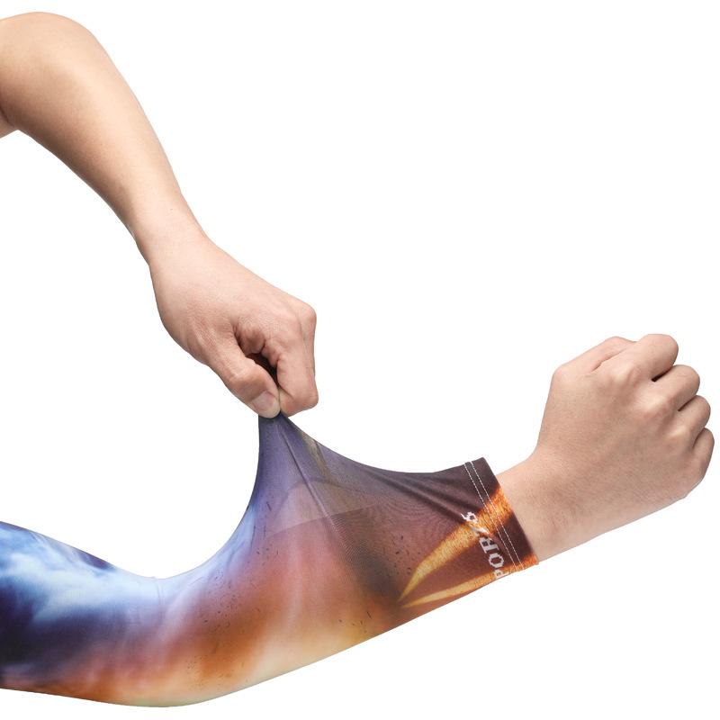 

Unisex Ice Silk UV Protection Sleeves for Summer - Thin, Extended, Ideal for Cycling & Driving One Size