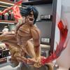 29cm Attack On Titan Titanification Eren Combat Form Figure Model Kit PVC Static Model Toy Collectible Ornament Boy Holiday Gift