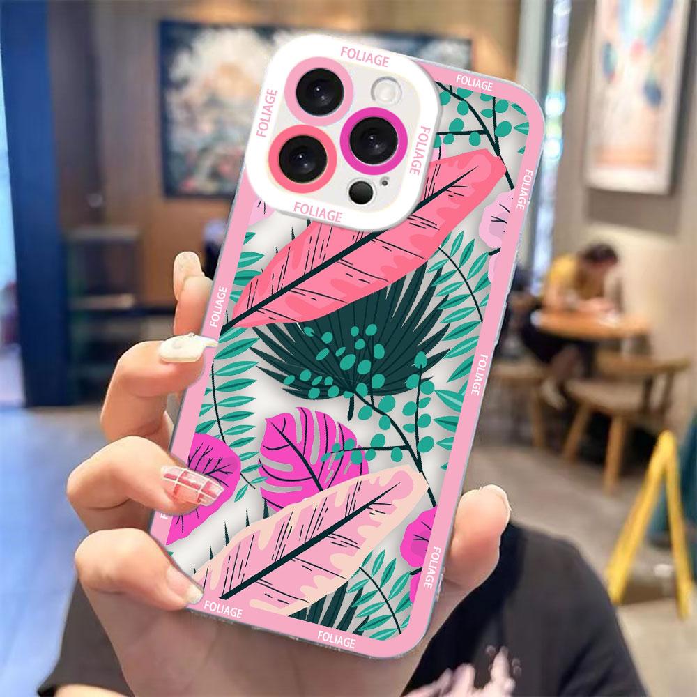 

Abstract Art Plants Leaf Clear Phone Case For Samsung A03S A03 A04 A05 A05S A06 A7 A11 A12 A13 A14 A15 A16 NOTE 10 20 ULTRA Case Samsung A02(M02)