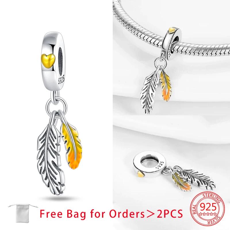 Orginal Copper Heart Wings Charm For Bracelet Bead Jewelry Charm For Woman Making Fine Jewelry Gift Diy Accesory