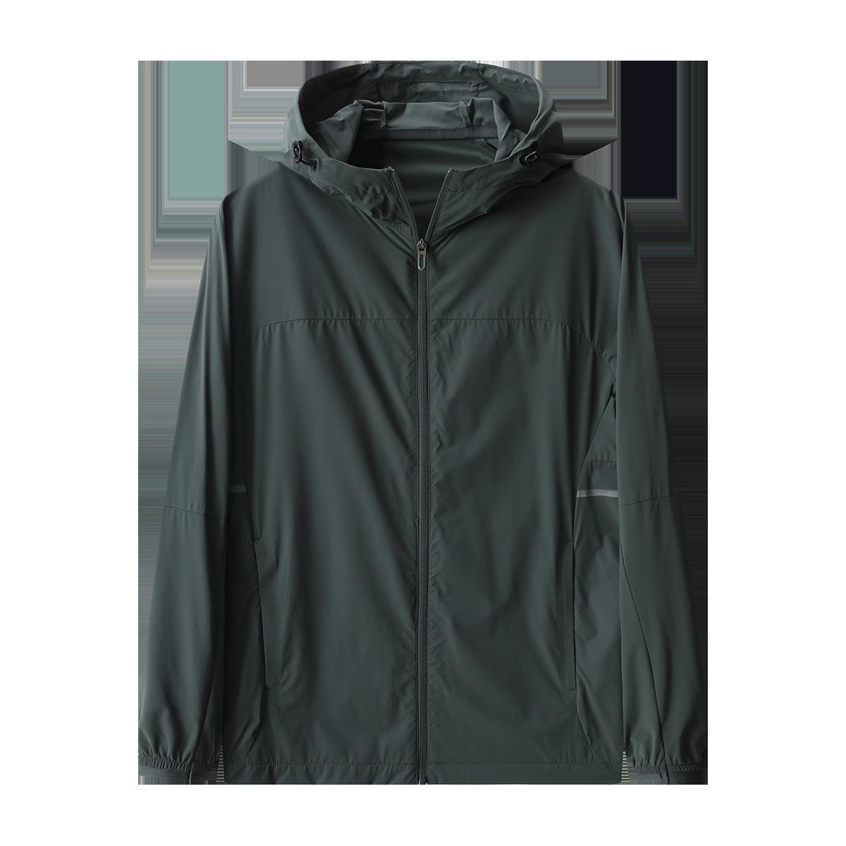 Breathable Quick-Dry Anti-UV Spring/Summer Hooded Jacket Large