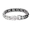 Copper Alloy Retro Faucet Dragon Grain Keel Bracelet Hip Hop Domineering Exaggerated Punk Hand Jewelry E131 Bracelet Complex