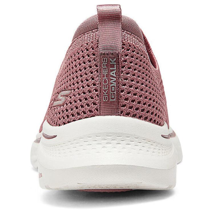 Skechers Go Walk 7 Comfortable Simple Breathable Lightweight Low Top Casual Shoes Women Sneaker Rose-Brown 125204-MVE
