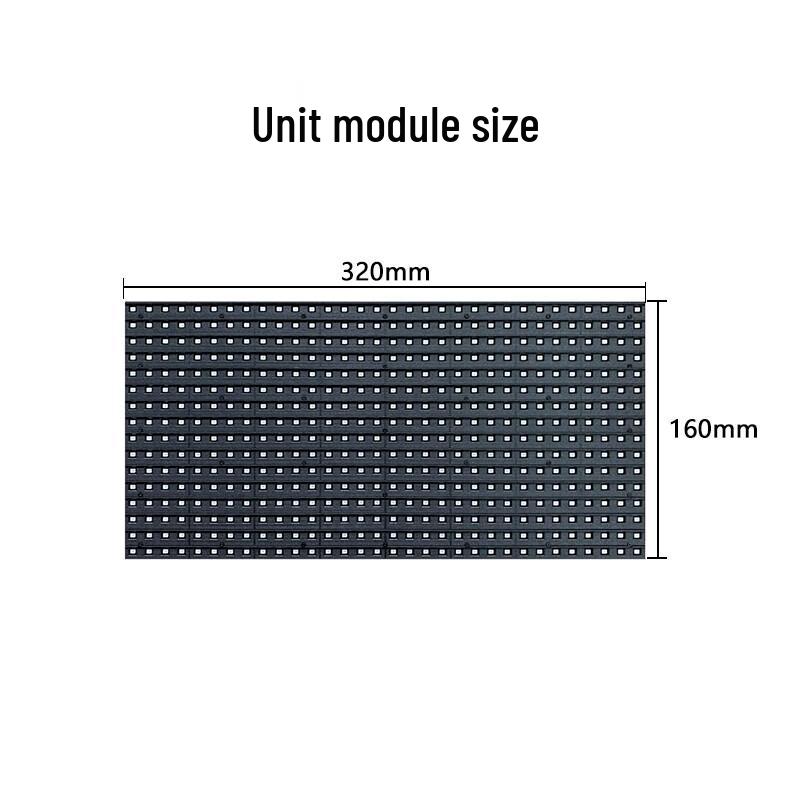 TSINGHILL P10 Full Outdoor Single Red LED Display Module CN plug (adapter included)