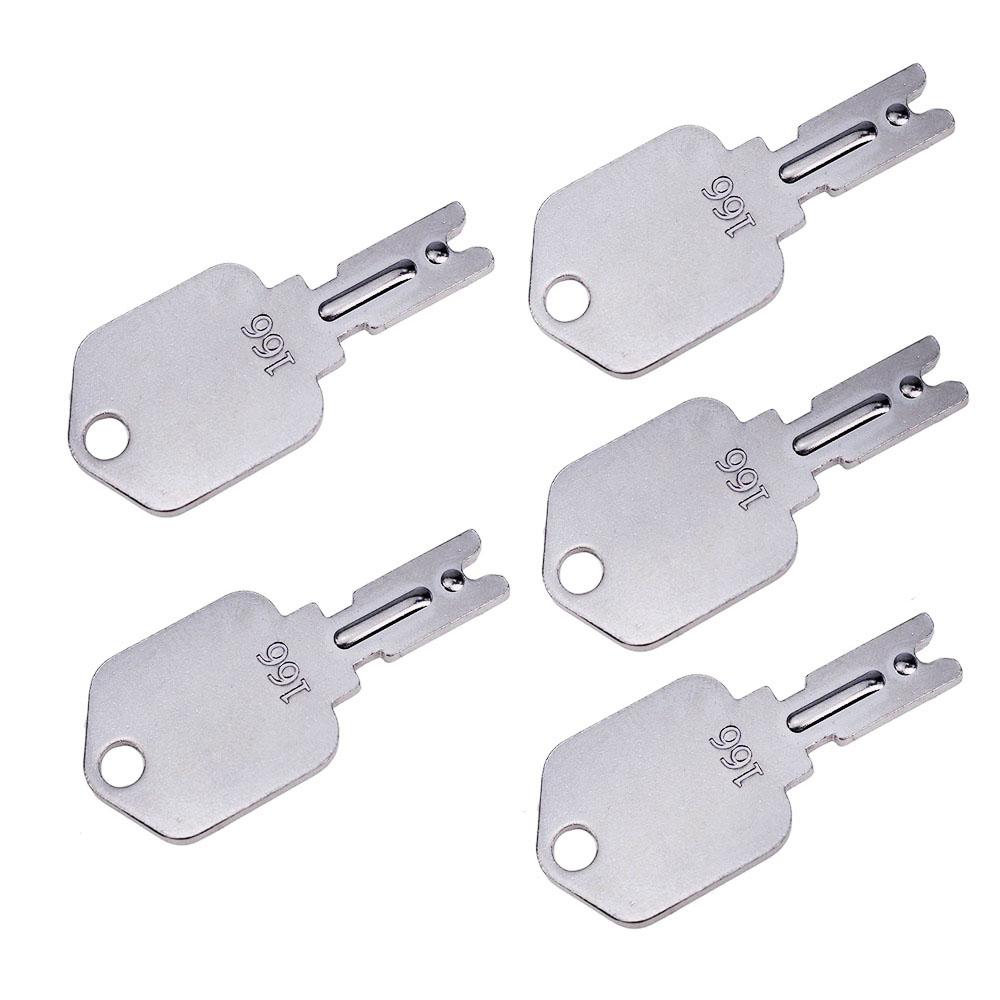 5Pcs Ignition Keys Fits For Yale Clark Hyster Forklift 504227276, 999584, 186304