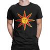 Das Sun Men T-Shirt Kreatives T-Shirt Kurzarm Rundhals T-Shirts Baumwolle Klassische Kleidung