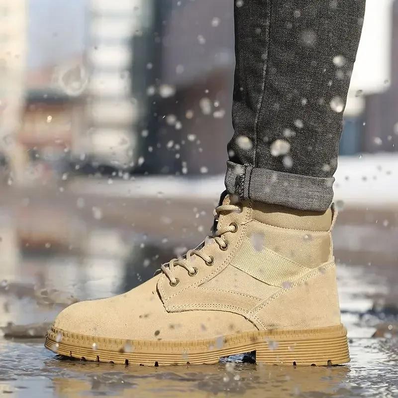 Warm Boots for Men Lightweight Industrial Safety Winter Work Man Shoes Original Deals Non Slip Hot Selling Comfortable Designer