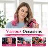 Festive Fun Hair Chalk Combs,Temporary Glitter Hair Colors Hair Chalk Combs,Washable DIY Hair Color Dye for Birthday Christmas Party Gifts for Teenage