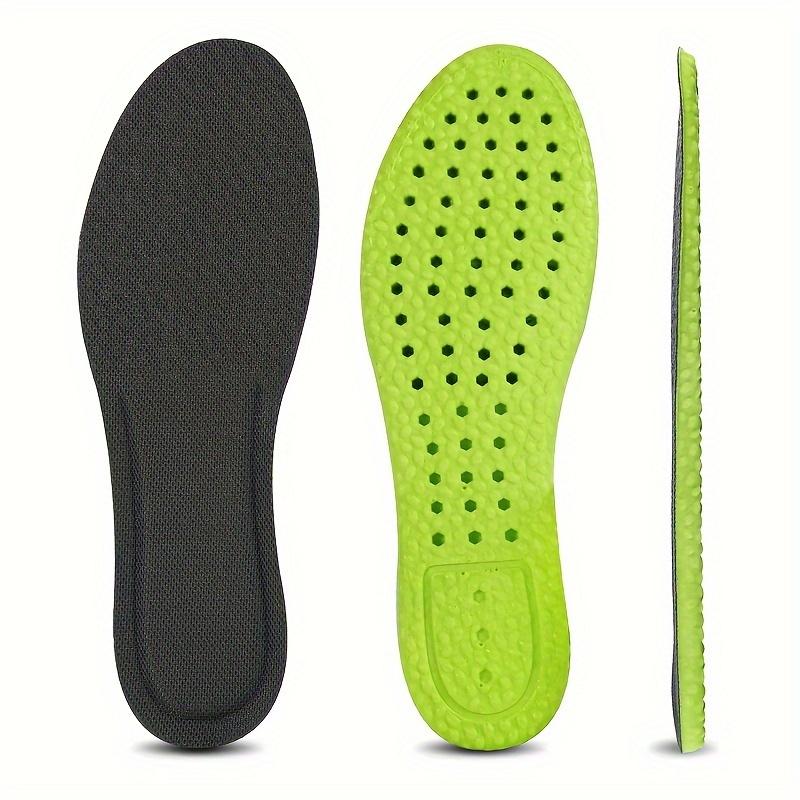 1pair Breathable Sweat Absorbent Ultra-soft Non-slip Insoles, Sports Arch Support Insoles For Men And Women