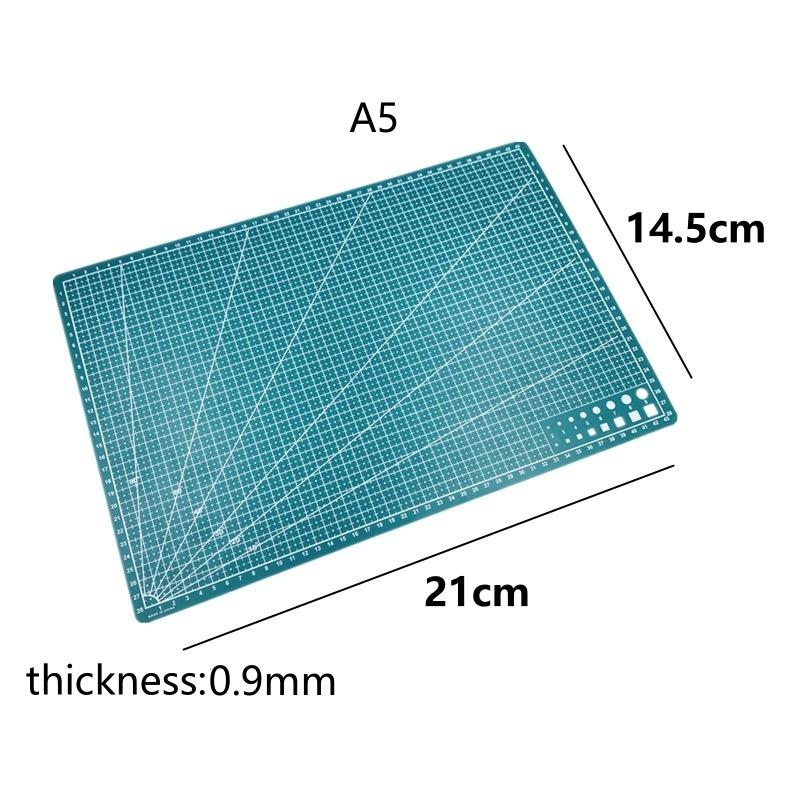 1pcs PVC Cutting Mat Cutting Board Workbench Patchwork Sewing Manual DIY Knife Engraving Leather Single Side Underlay