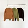 2026 Autumn Winter New Women Lapel Collar Zip Up Knit Cardigan Loose Long Sleeve Versatile Soft Knitted Sweater Outerwear Coat