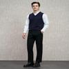 EMZ Erdos Men's 100% Cashmere V-Neck Vest