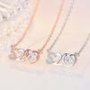 Korean Version Of Qixi Small Smart 520 Pendant Necklace Clavicle Chain